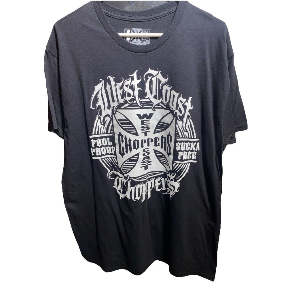 West Coast Choppers Official Merch Fool Proof Sucka Free T-Shirt Size L